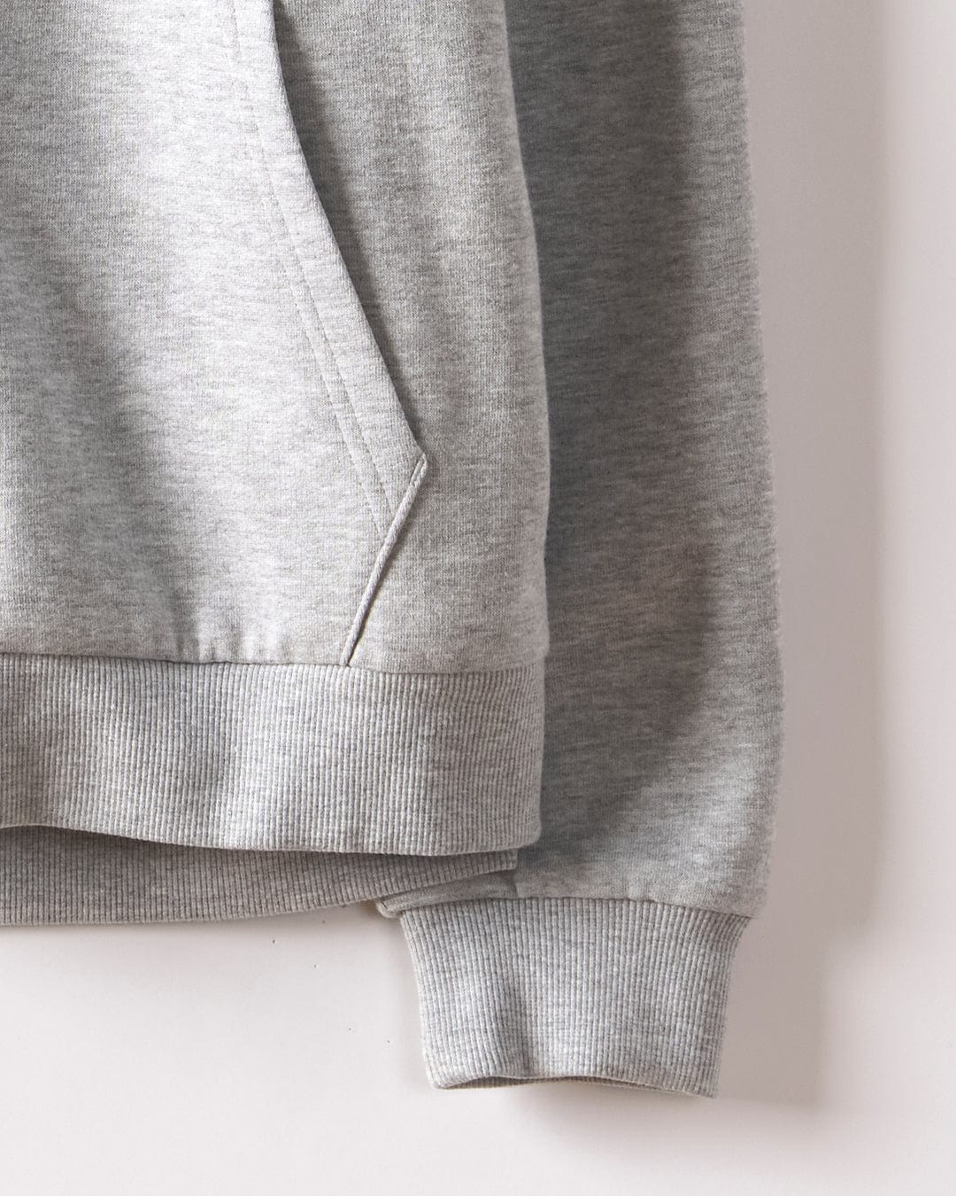 Saltrock Original - Mens Fur Lined Zip Hoodie - Grey - Image 5