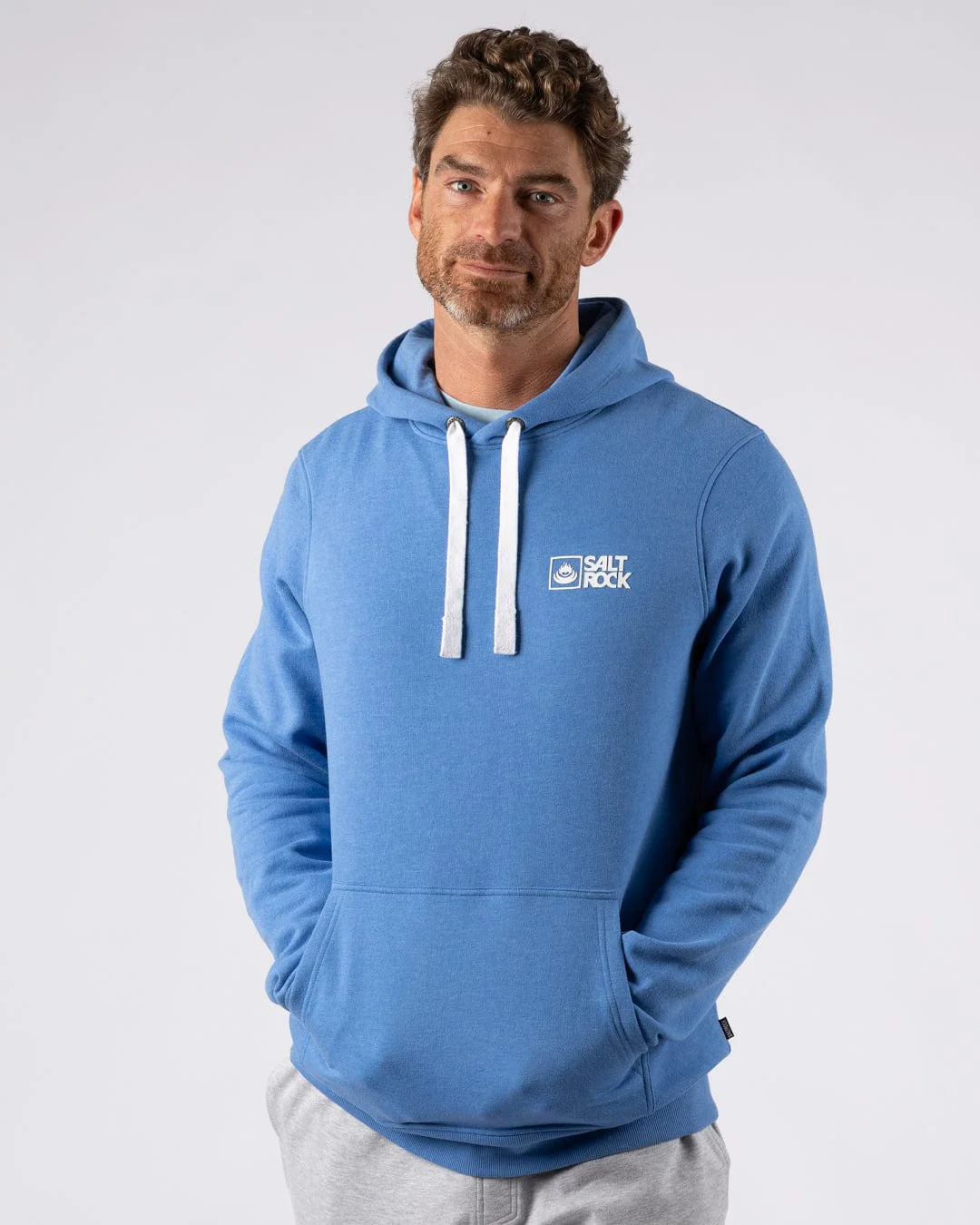 Saltrock Original - Mens Pop Hoodie - Blue - Image 8