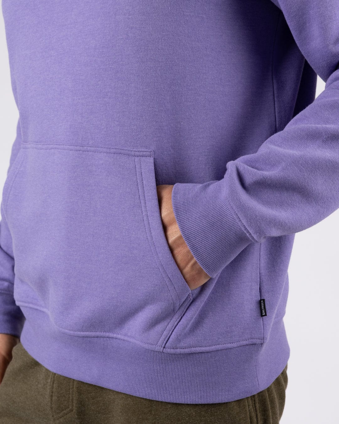 Saltrock Original - Mens Pop Hoodie - Purple - Image 4