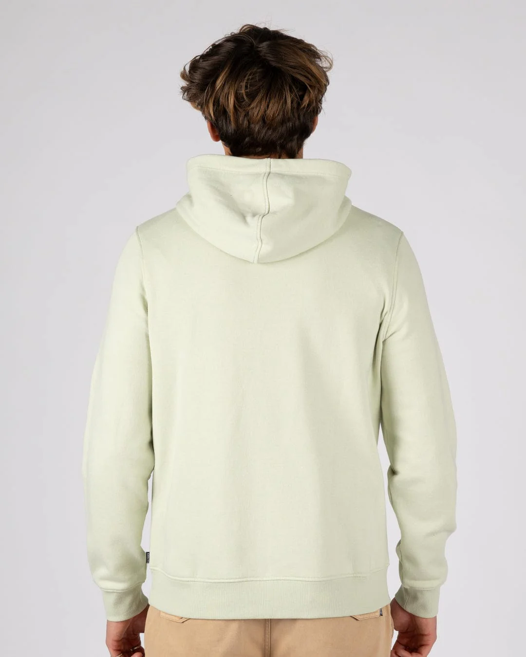 Saltrock Original - Mens Pop Hoodie - Light Green - Image 2