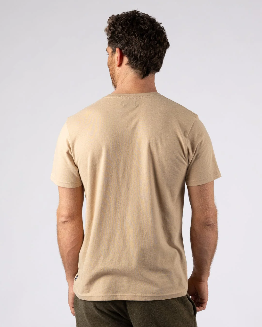 Saltrock Original - Mens Short Sleeve T-Shirt - Beige - Image 3