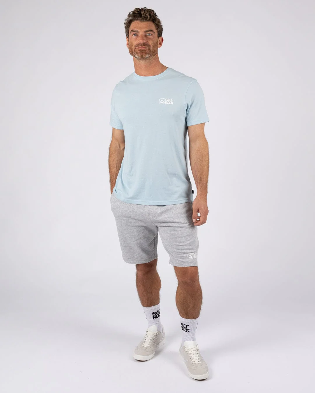 Saltrock Original - Mens Short Sleeve T-Shirt - Light Blue - Image 8