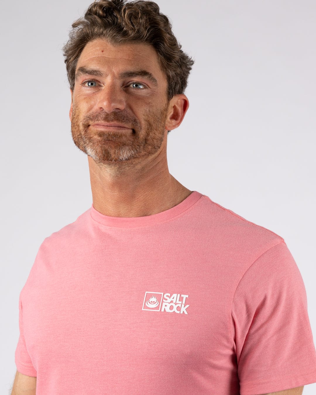 Saltrock Original - Mens Short Sleeve T-Shirt - Pink - Image 2