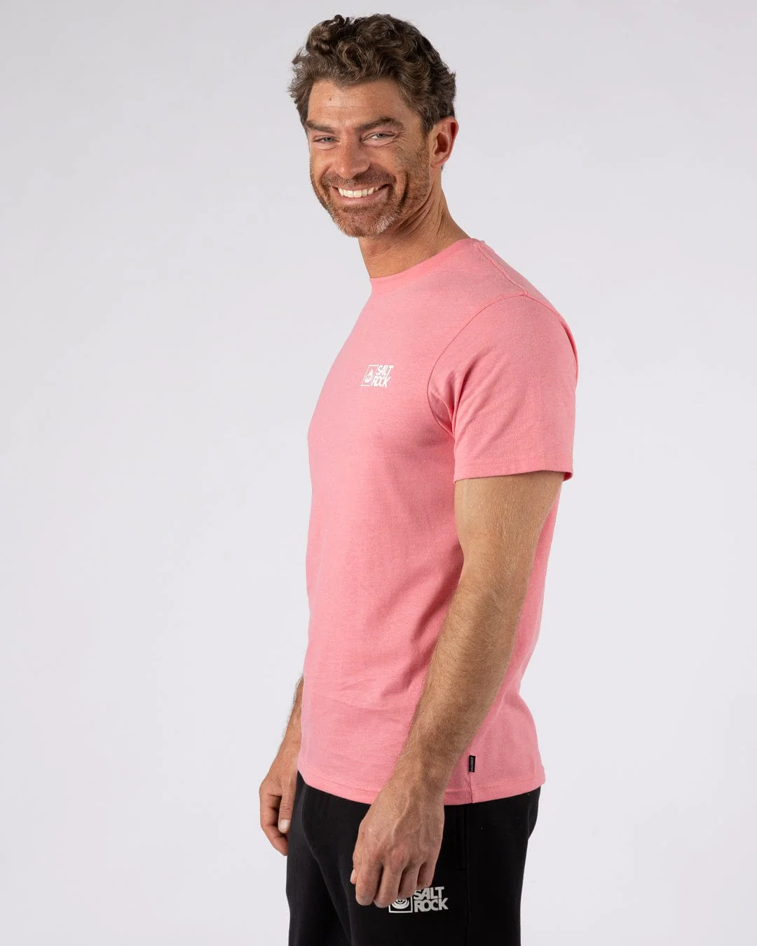 Saltrock Original - Mens Short Sleeve T-Shirt - Pink - Image 6