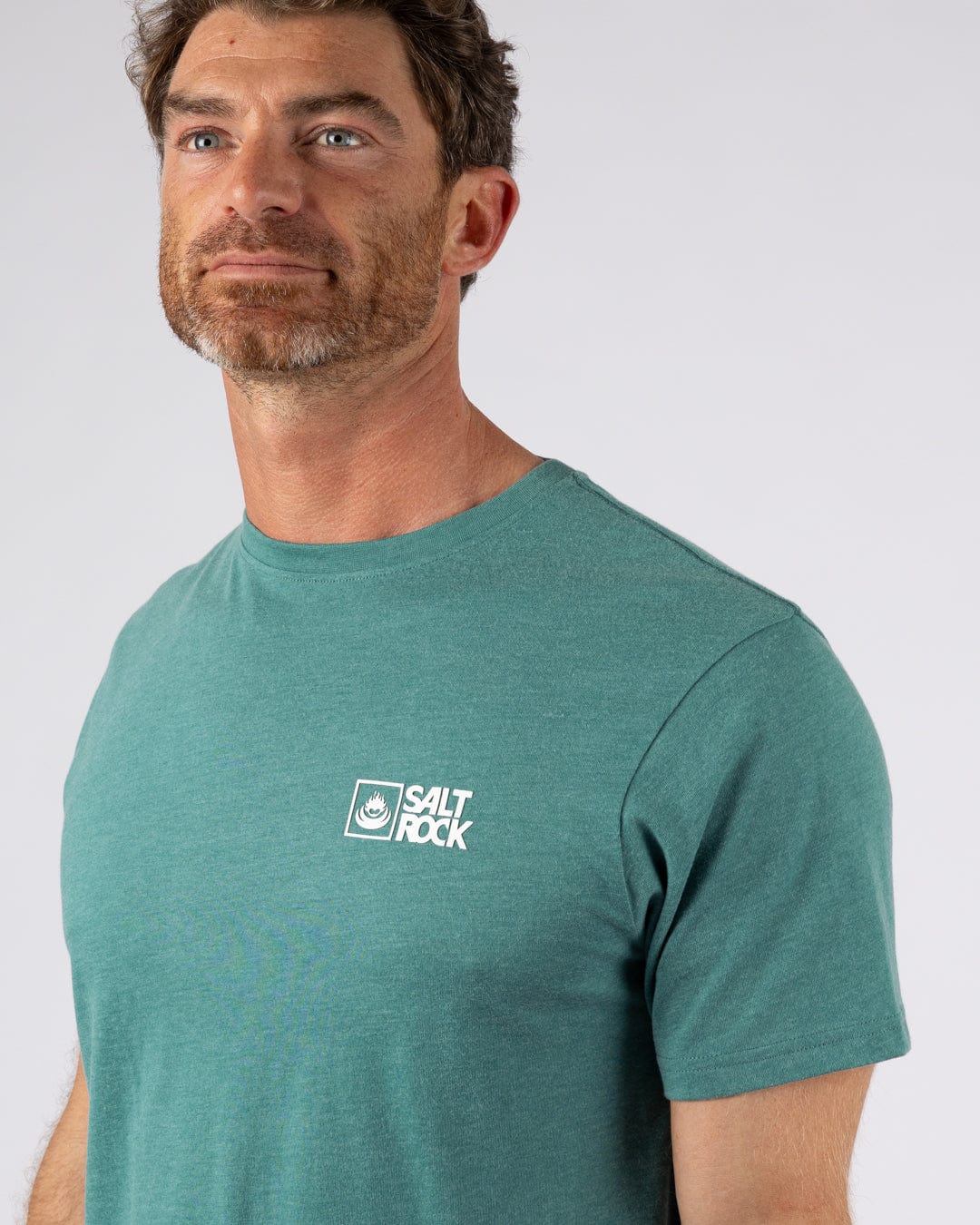 Saltrock Original - Mens Short Sleeve T-Shirt - Teal - Image 4