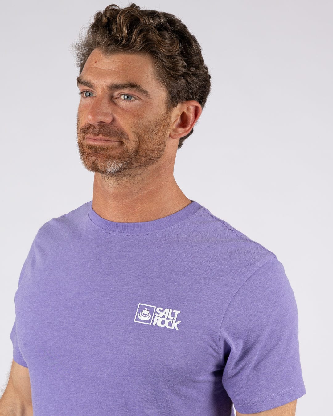 Saltrock Original - Mens Short Sleeve T-Shirt - Purple - Image 3