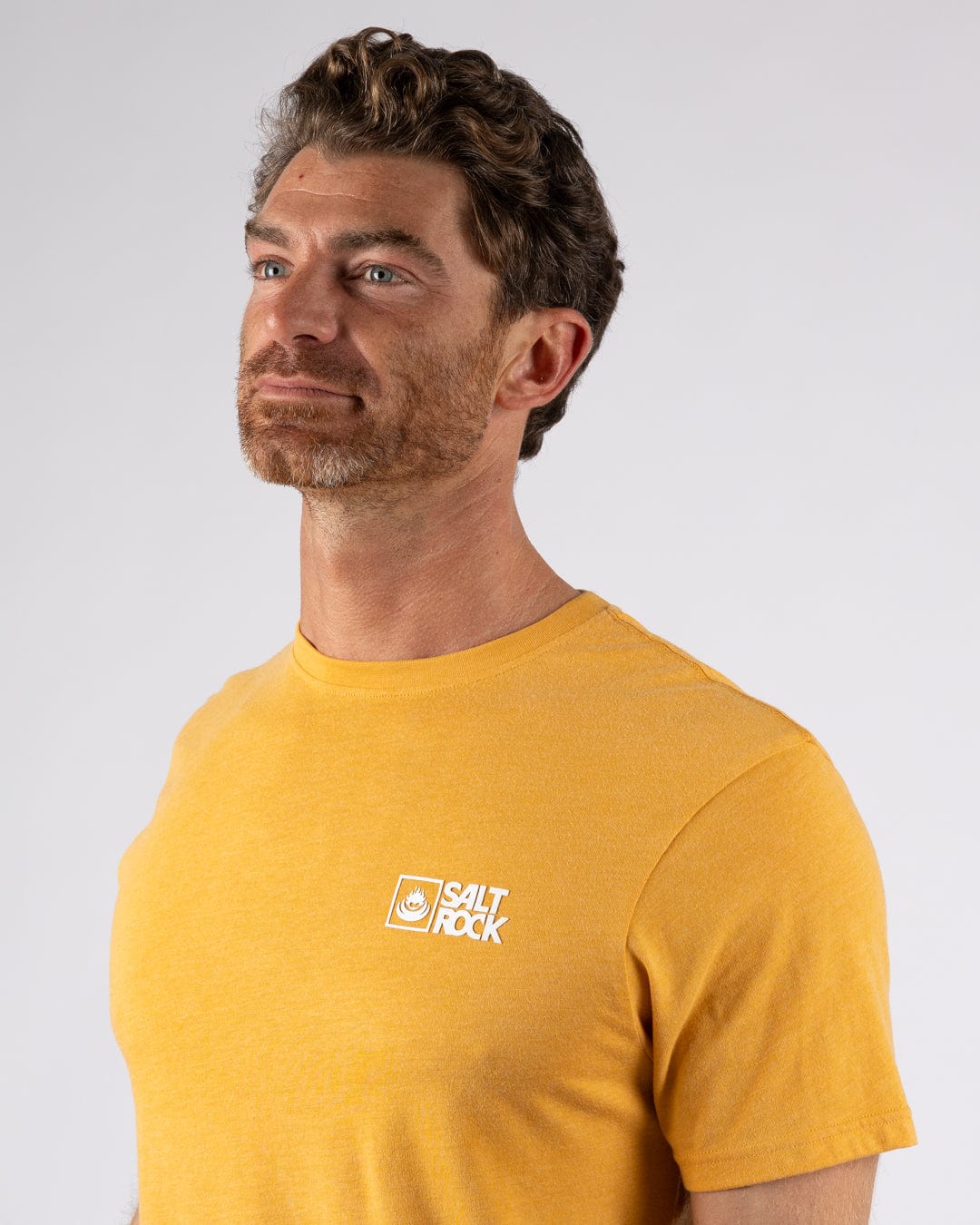 Saltrock Original - Mens Short Sleeve T-Shirt - Yellow - Image 2