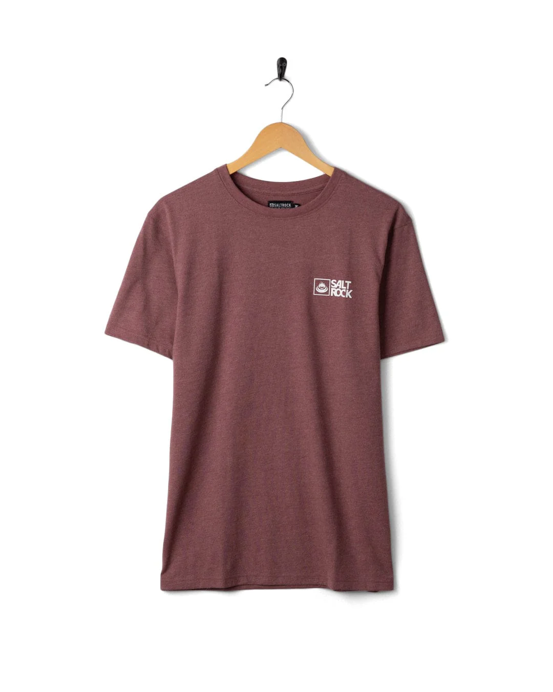 Saltrock Original - Mens Short Sleeve T-Shirt - Dark Pink - Image 4