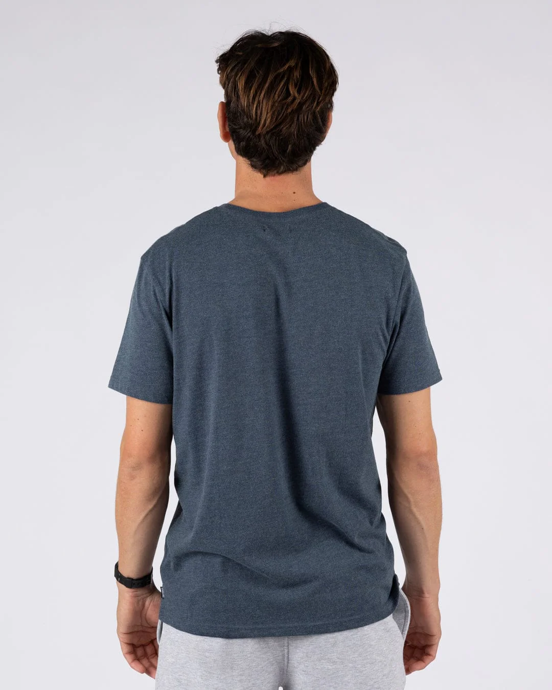 Saltrock Original - Mens Short Sleeve T-Shirt - Blue Marl - Image 3