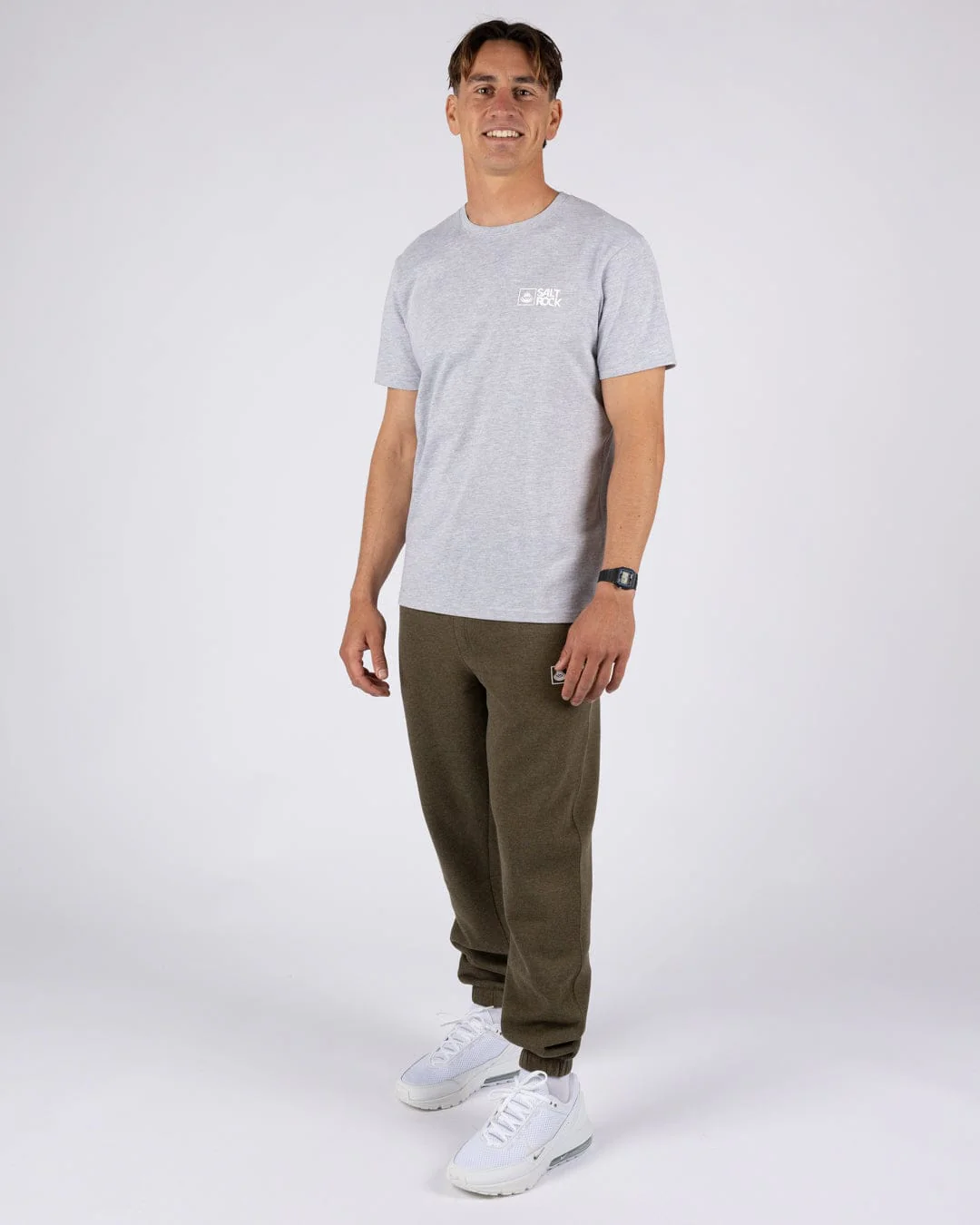 Saltrock Original - Mens Short Sleeve T-Shirt - Grey - Image 3