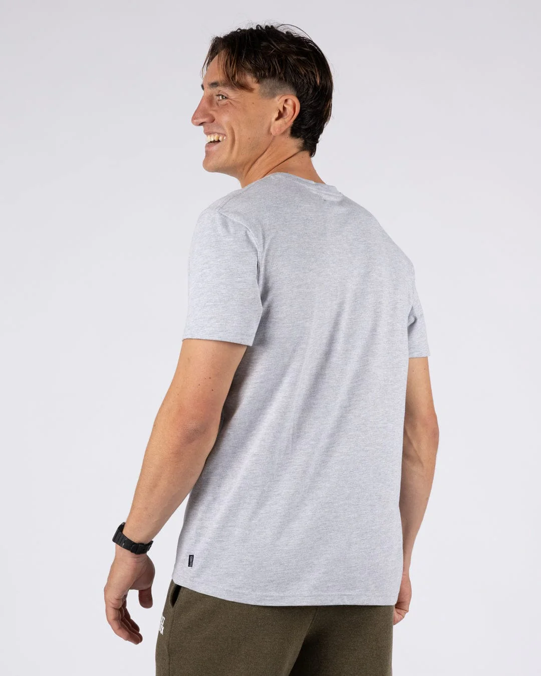 Saltrock Original - Mens Short Sleeve T-Shirt - Grey - Image 4