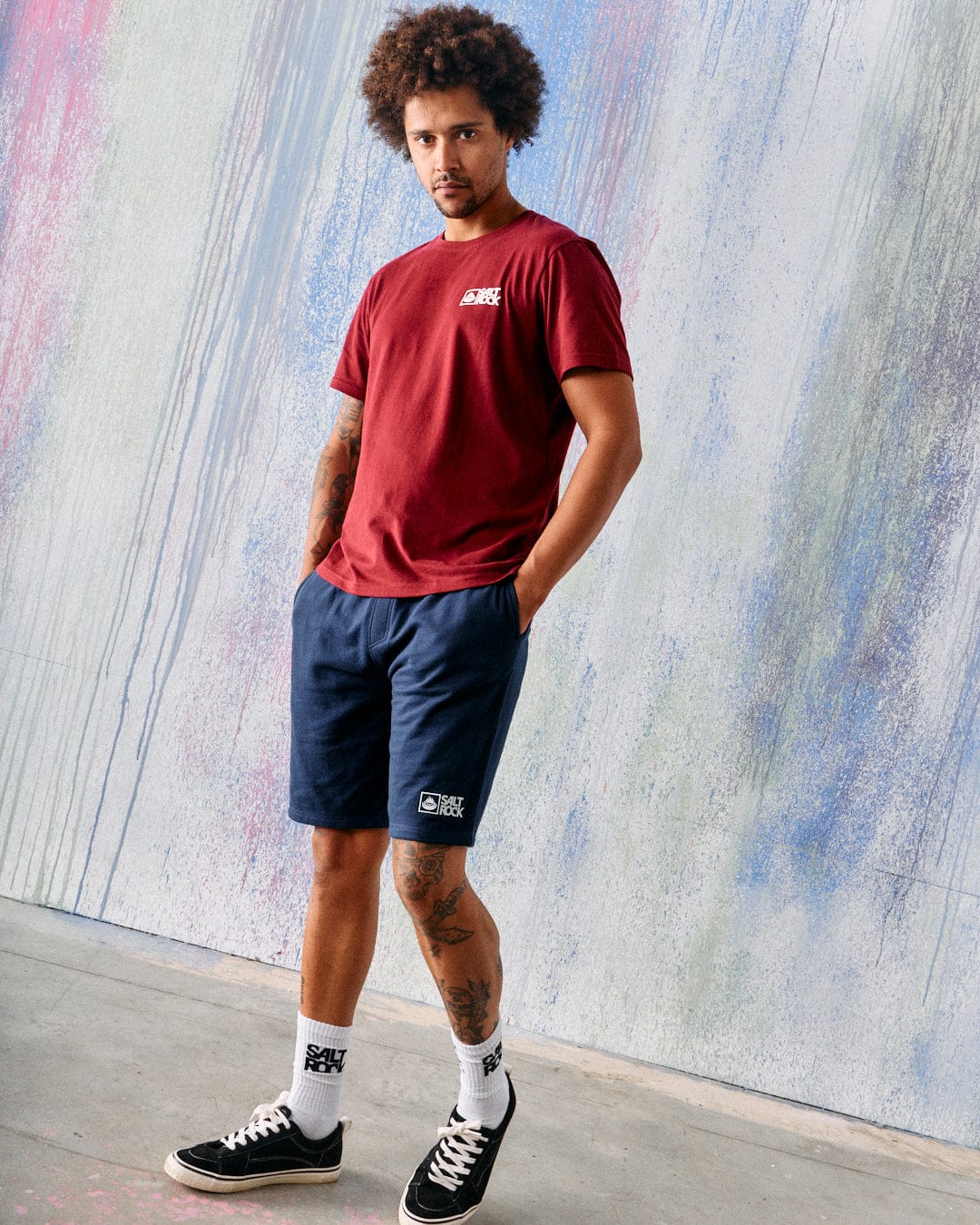 Saltrock Original - Mens Short - Blue Marl - Image 4