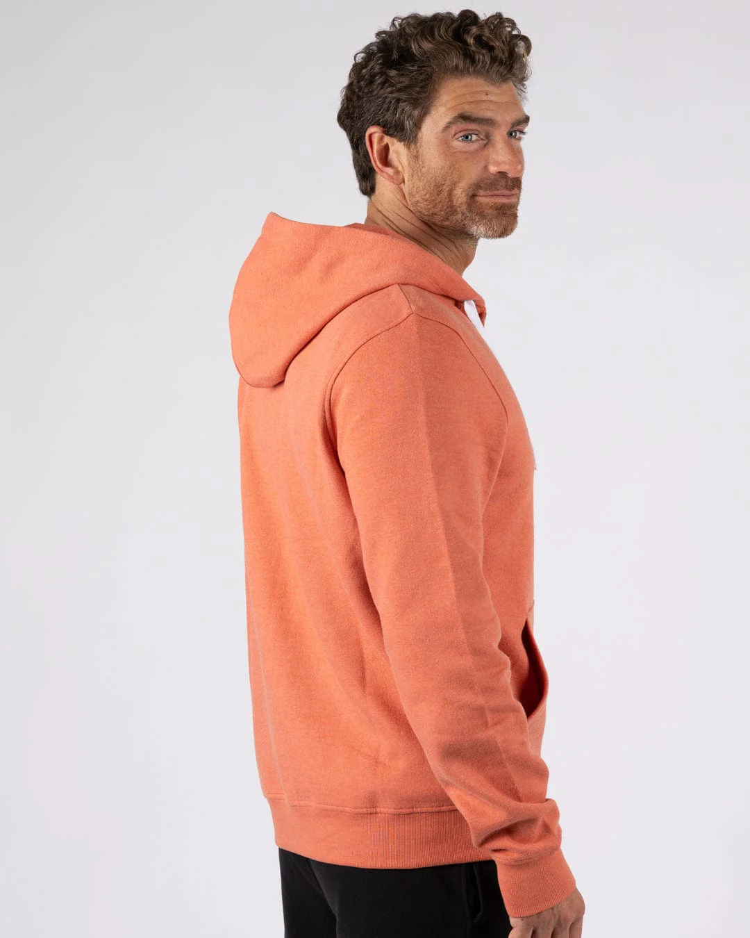 Saltrock Original - Mens Zip Hoodie - Orange - Image 3