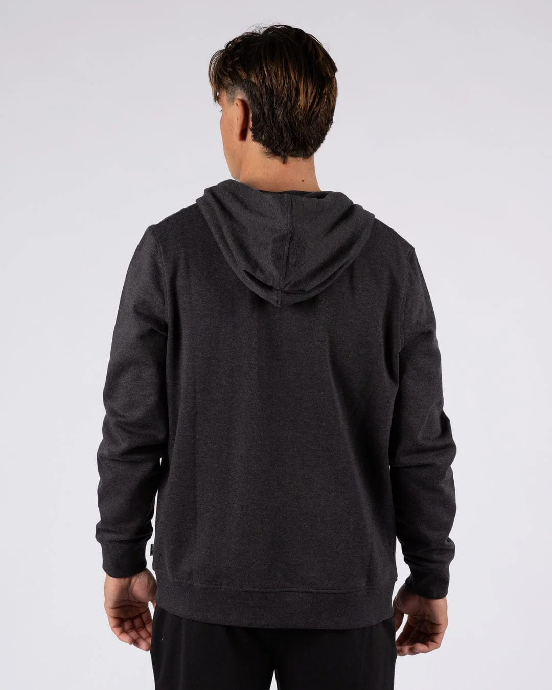 Saltrock Original - Mens Zip Hoodie - Dark Grey - Image 3