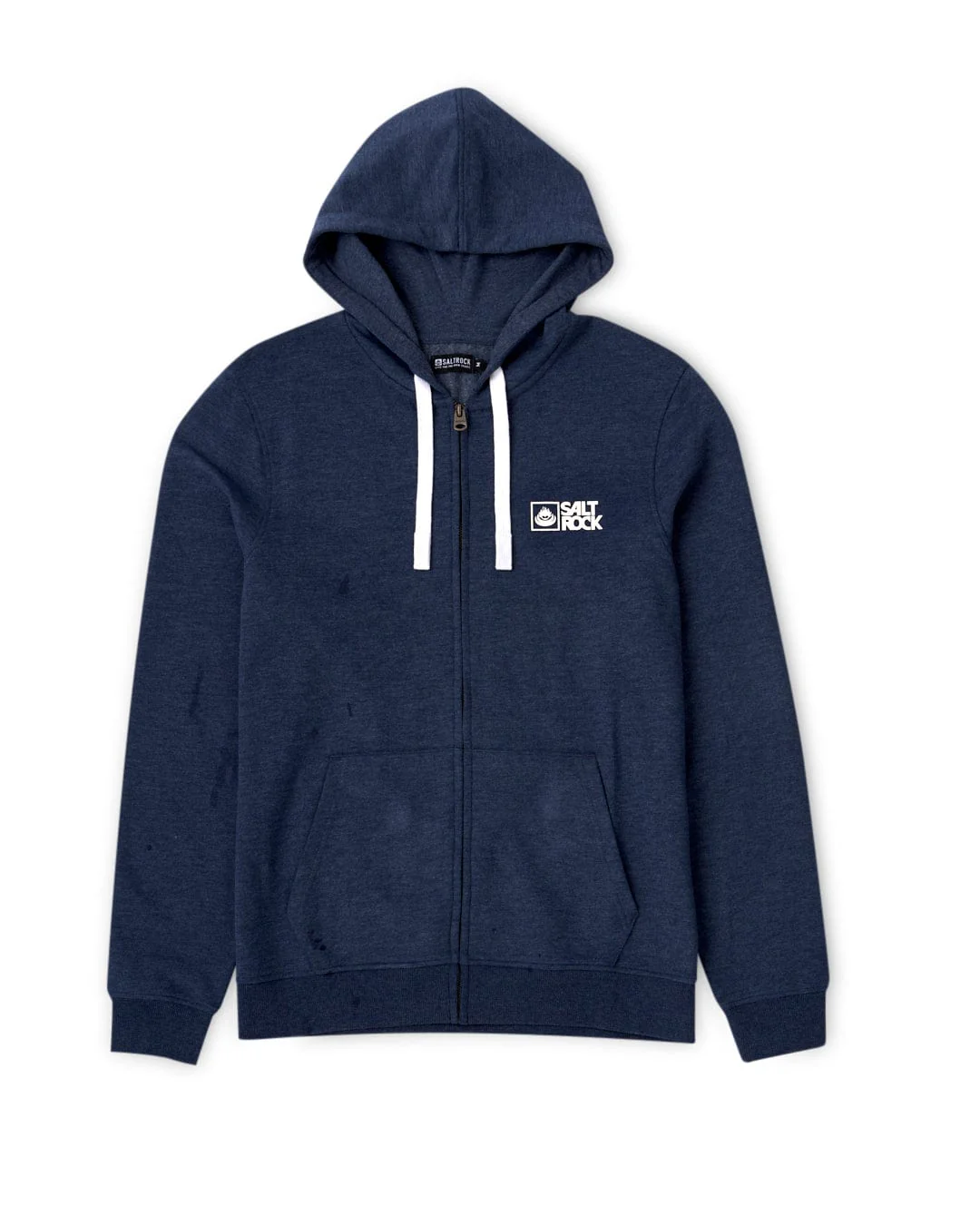 Saltrock Original - Mens Zip Hood - Blue Marl - Image 7