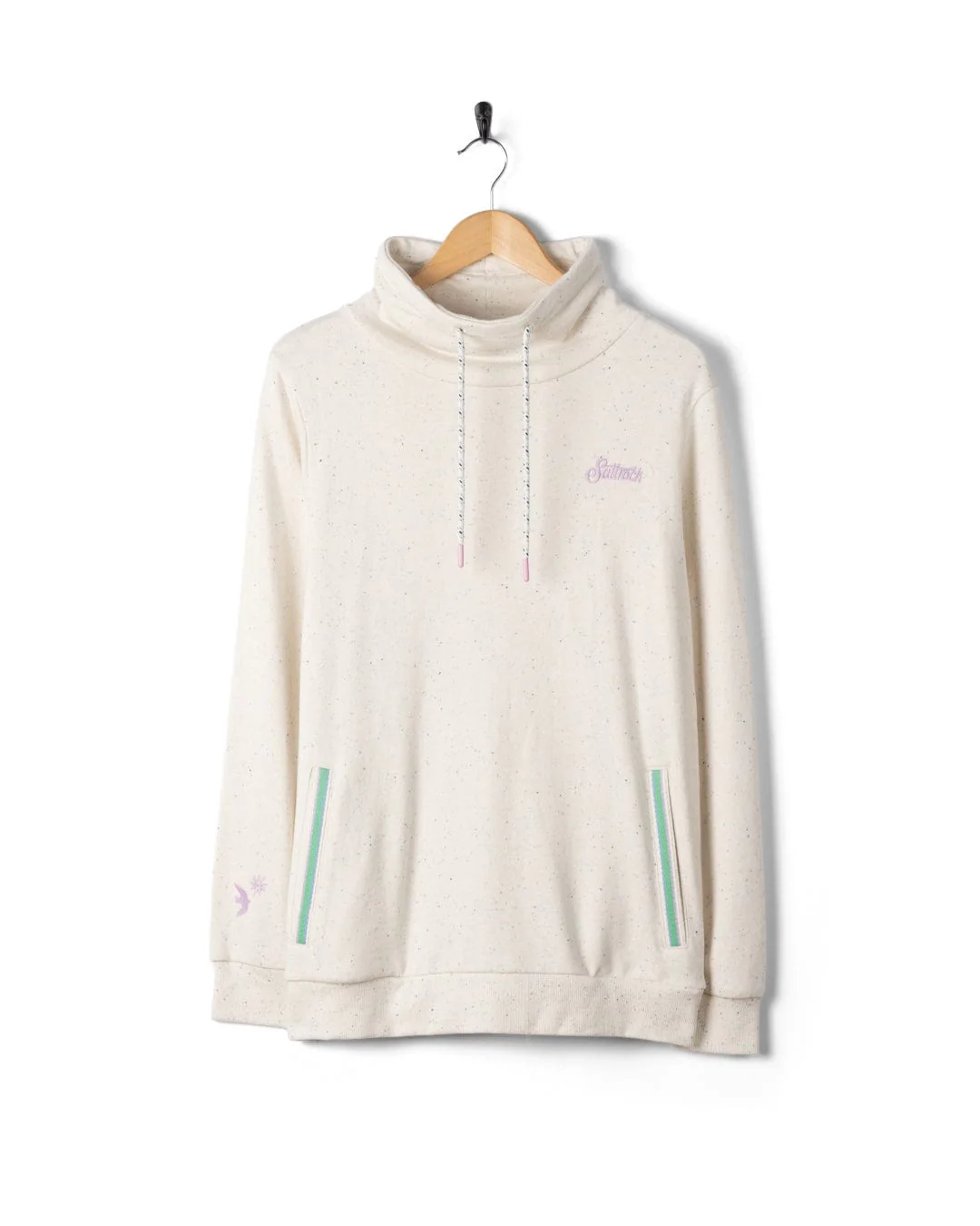 Sara - Womens Sweatshirt - Cream - Image 11