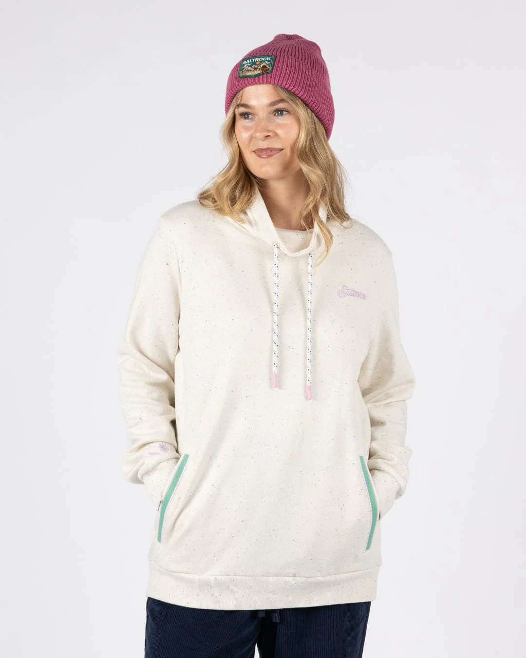 Sara - Womens Sweatshirt - Cream - Image 2