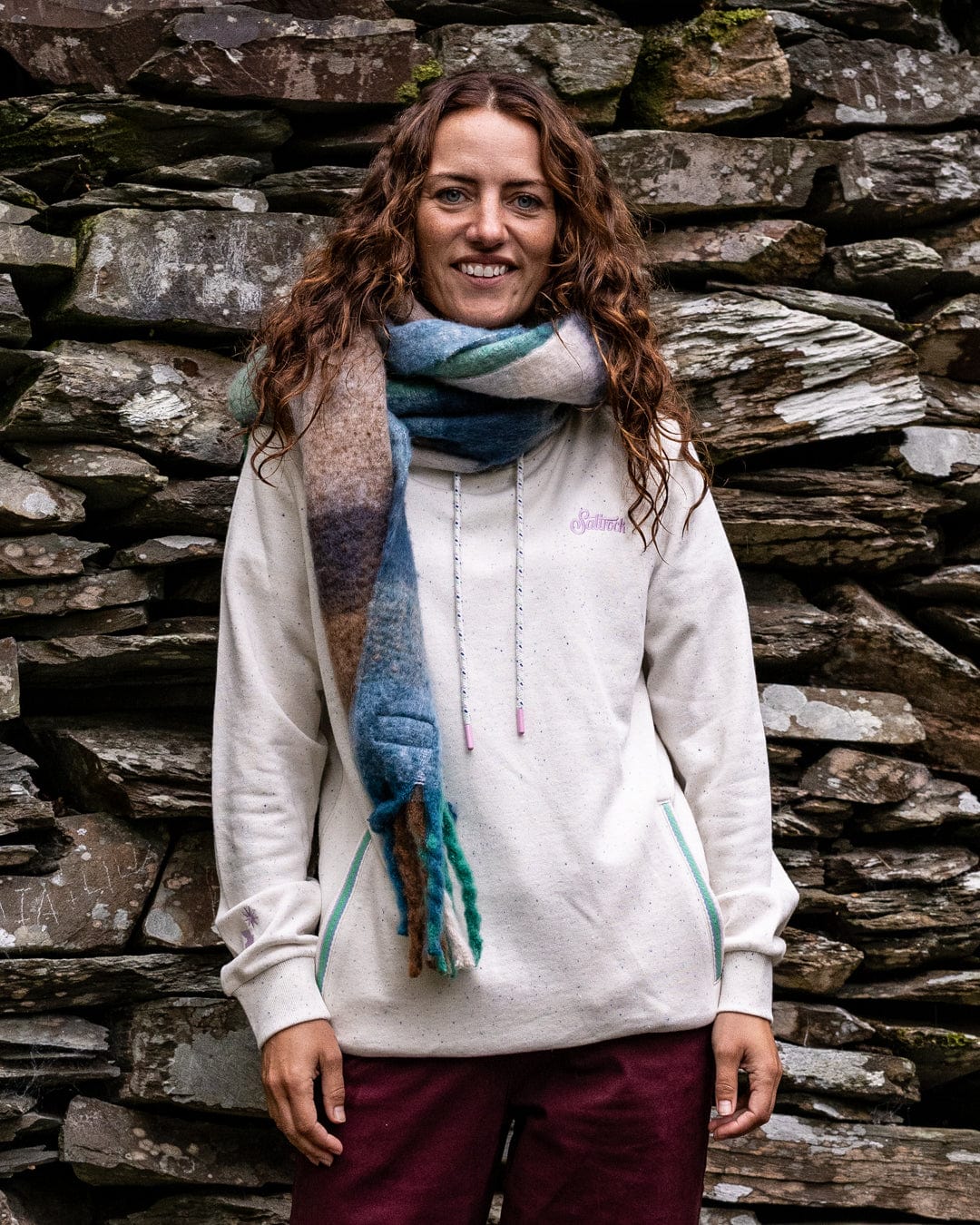 Sara - Womens Sweatshirt - Cream - Image 3