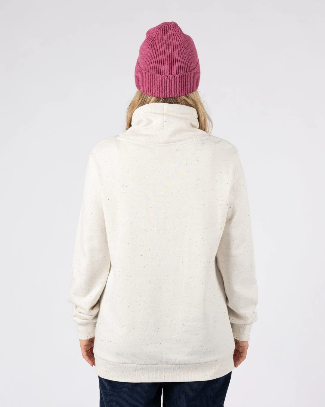 Sara - Womens Sweatshirt - Cream - Image 4