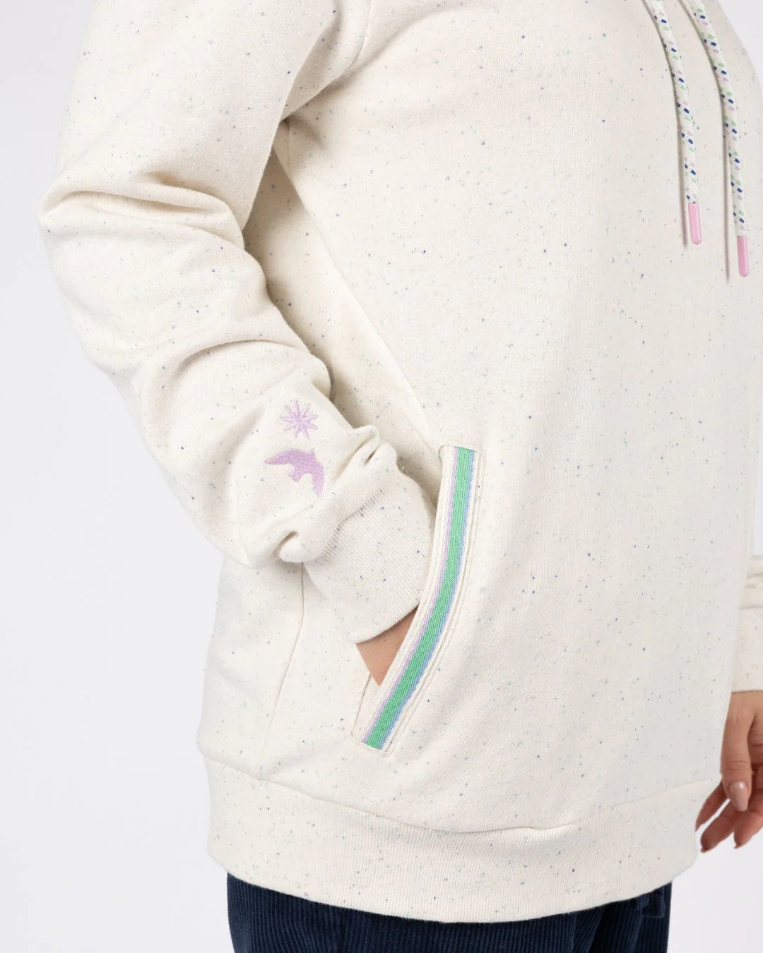 Sara - Womens Sweatshirt - Cream - Image 7