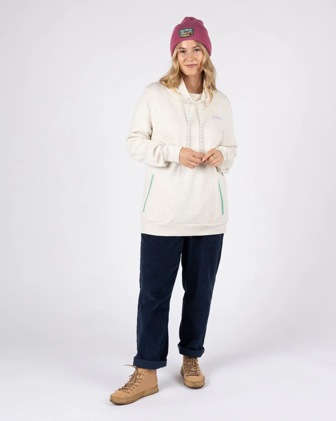 Sara - Womens Sweatshirt - Cream - Image 8