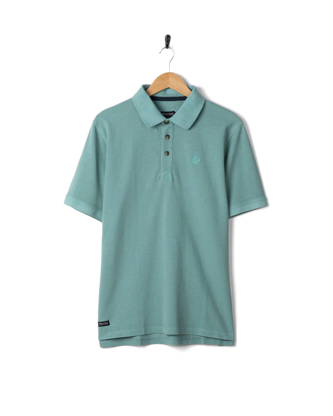 Seb - Mens Short Sleeve Polo - Light Blue - Image 6
