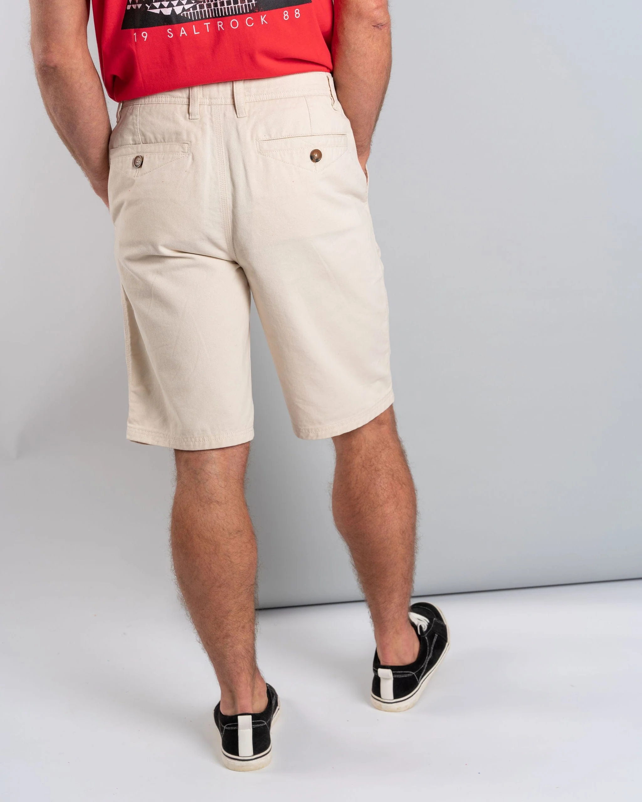 Sennen - Mens Chino Short - Cream - Image 10