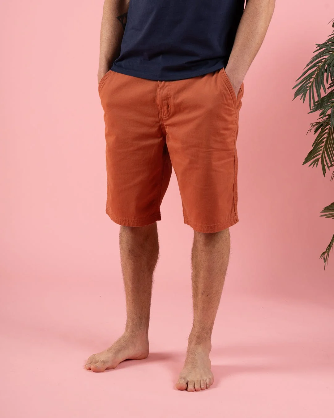 Sennen - Mens Chino Short - Orange - Image 2