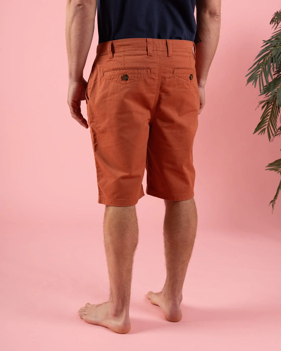 Sennen - Mens Chino Short - Orange - Image 4