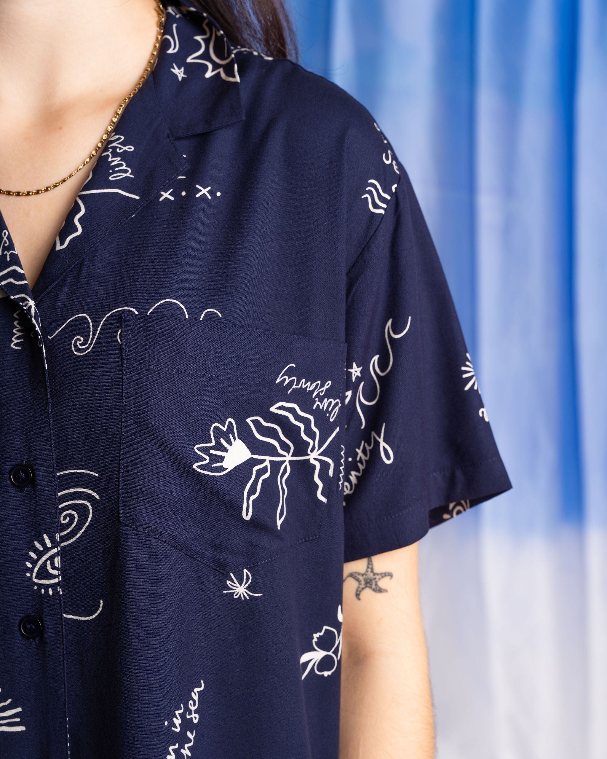 Serenity - Womens Shirt Dress - Blue - Image 11