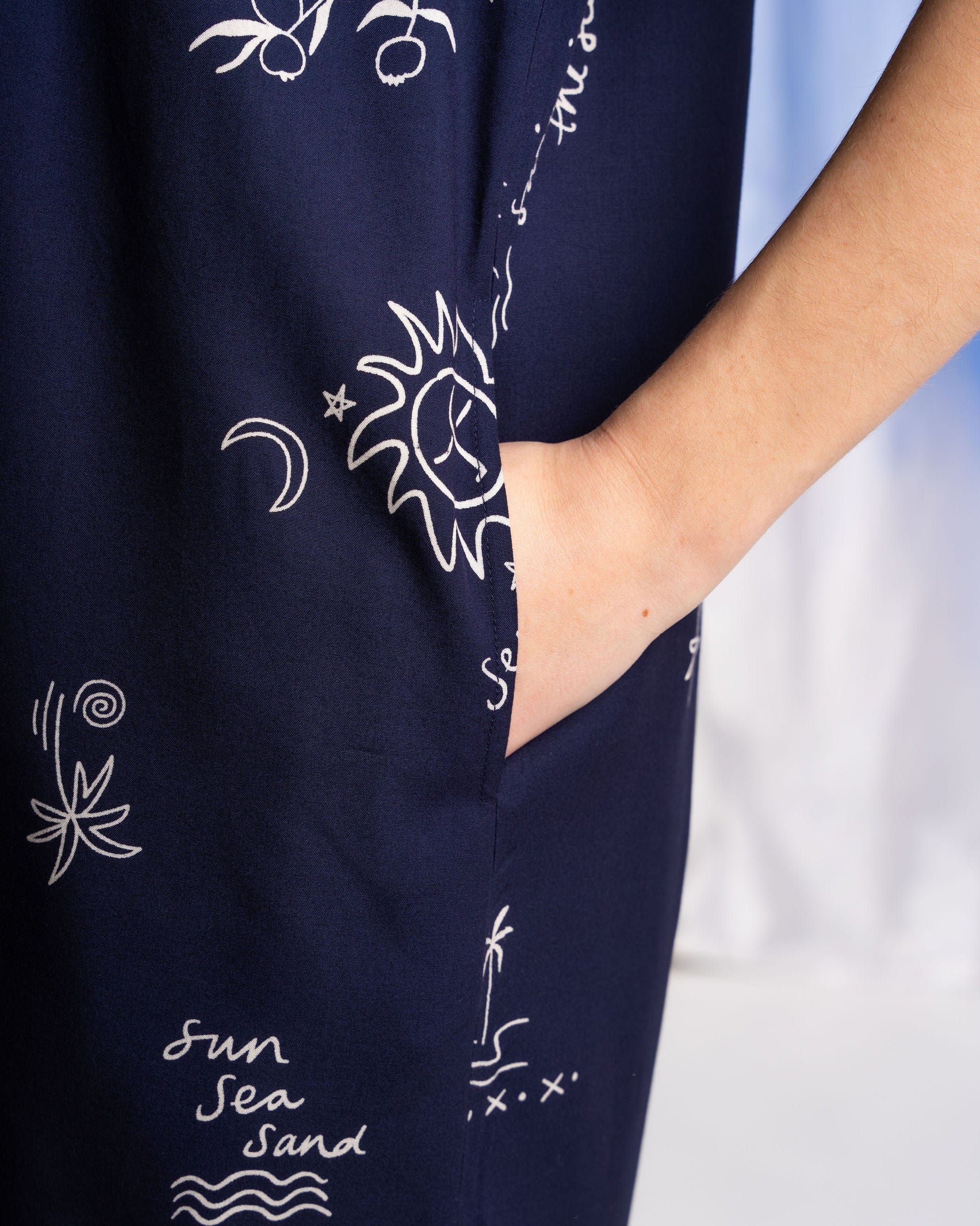 Serenity - Womens Shirt Dress - Blue - Image 9