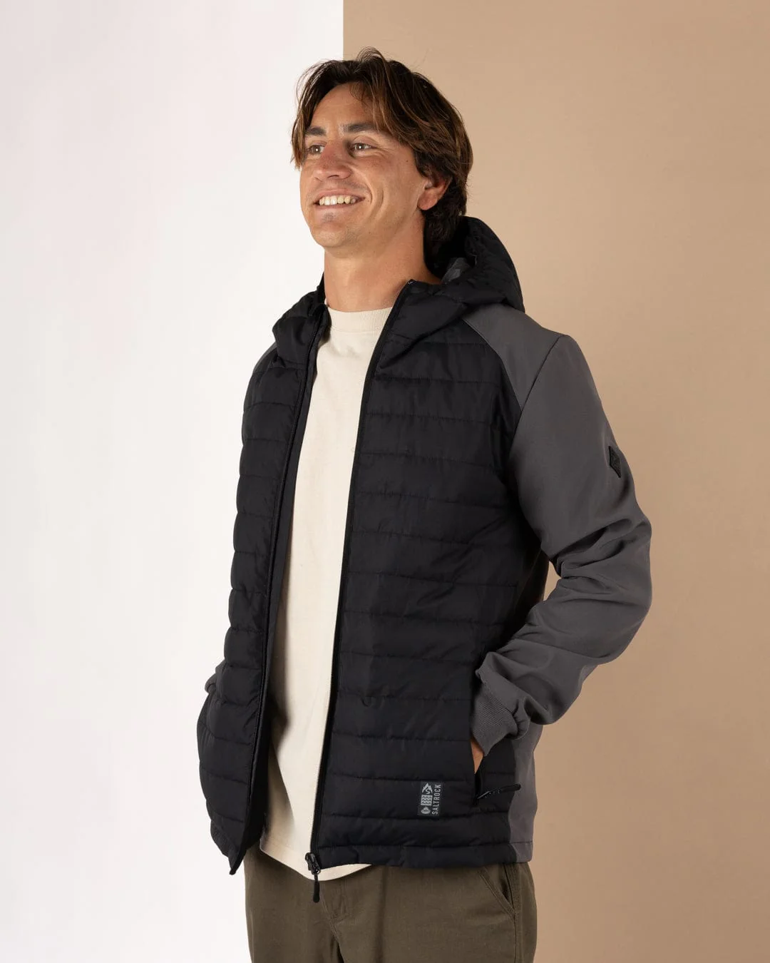 Sero - Mens Water Resistant Padded Jacket - Black - Image 3