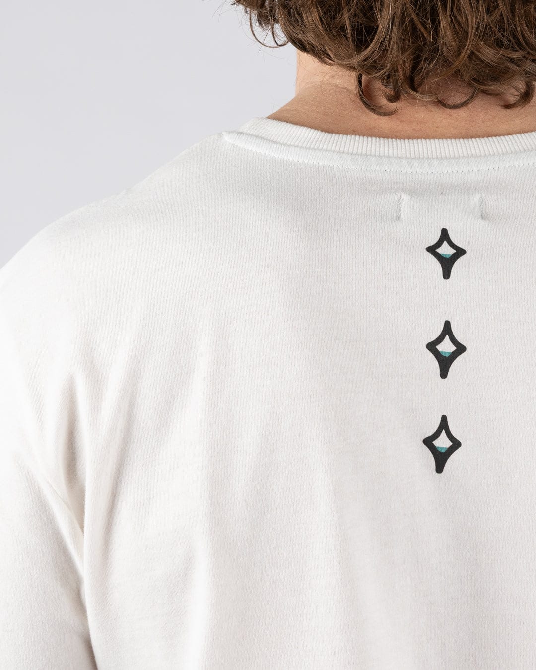 Serpent - Mens Long Sleeve T-Shirt - Cream - Image 7