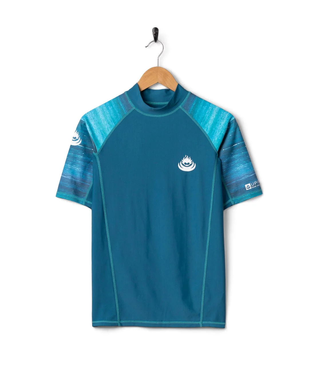 Set - Mens Short Sleeve Rashvest - Blue - Image 6