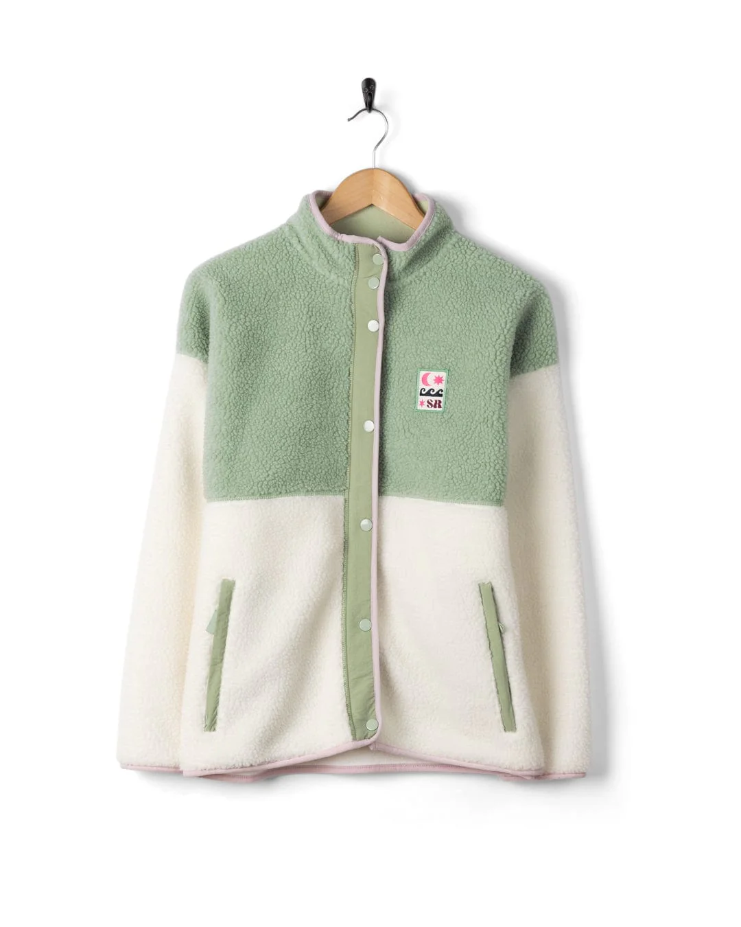 Simz - Womens Fleece - Zip - Cream - Image 6