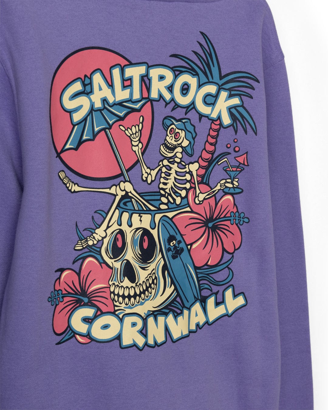 Sip “N” Dip Devon - Kids Pop Hoodie Cornwall - Purple - Image 3
