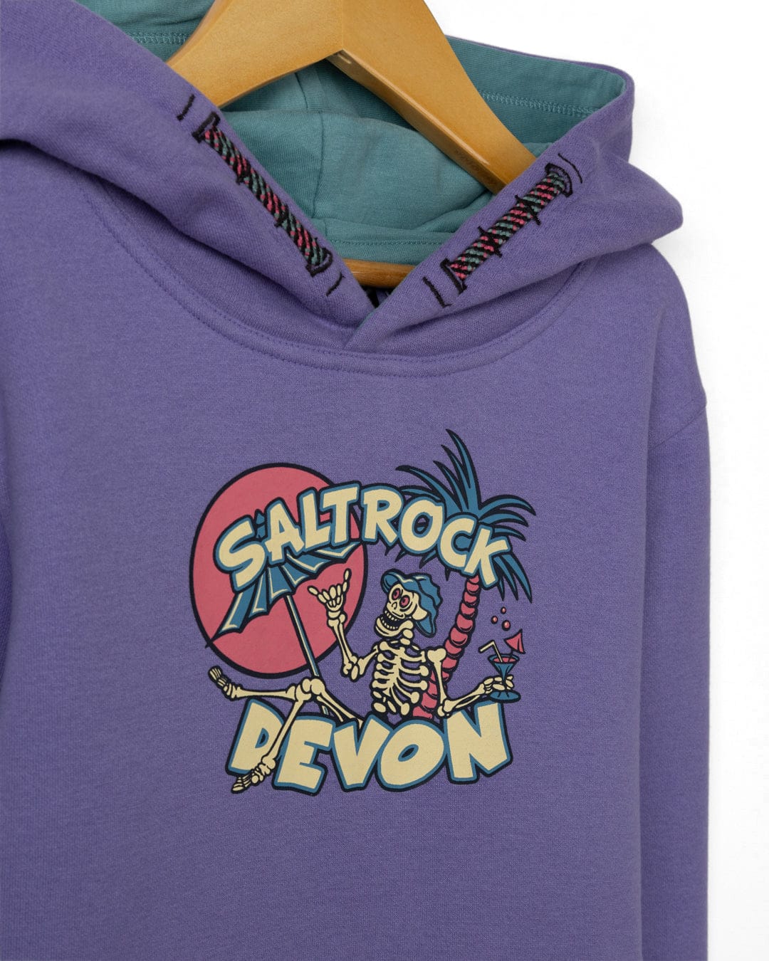 Sip “N” Dip Devon  - Kids Pop Hoodie Devon - Purple - Image 4