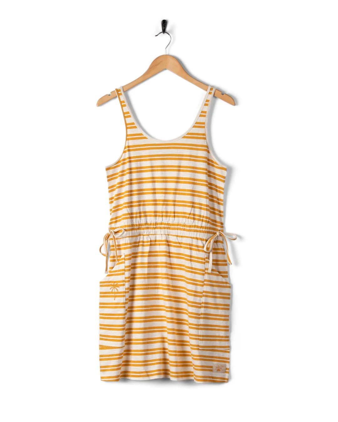 Skylar Bauhaus - Womens Stripe Dress - Yellow - Image 2