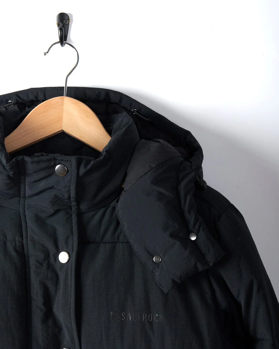 Solitude - Womens Water Resistant Padded Jacket - Black - Image 7