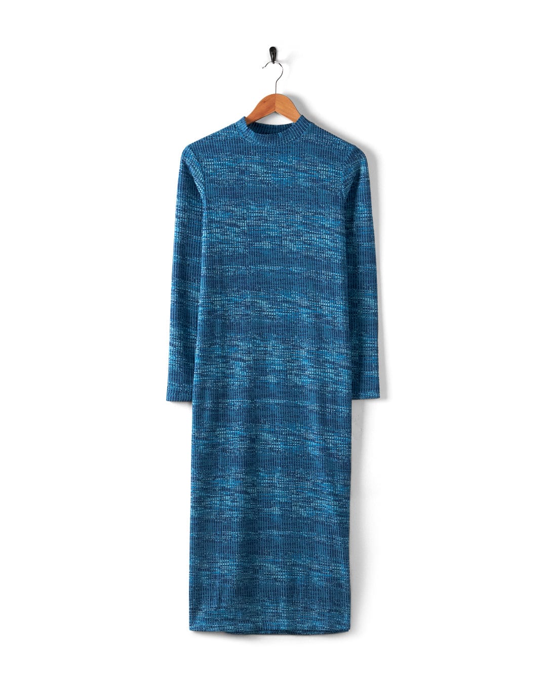 Space Dye Brooklyn - Womens Midi Dress - Blue - Image 3
