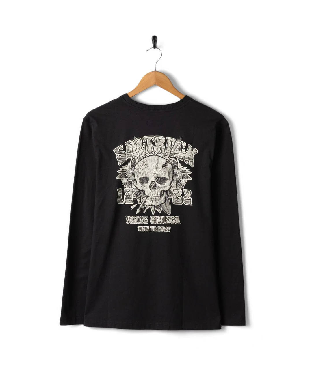 Split - Mens Long Sleeve T-Shirt - Dark Grey - Image 3