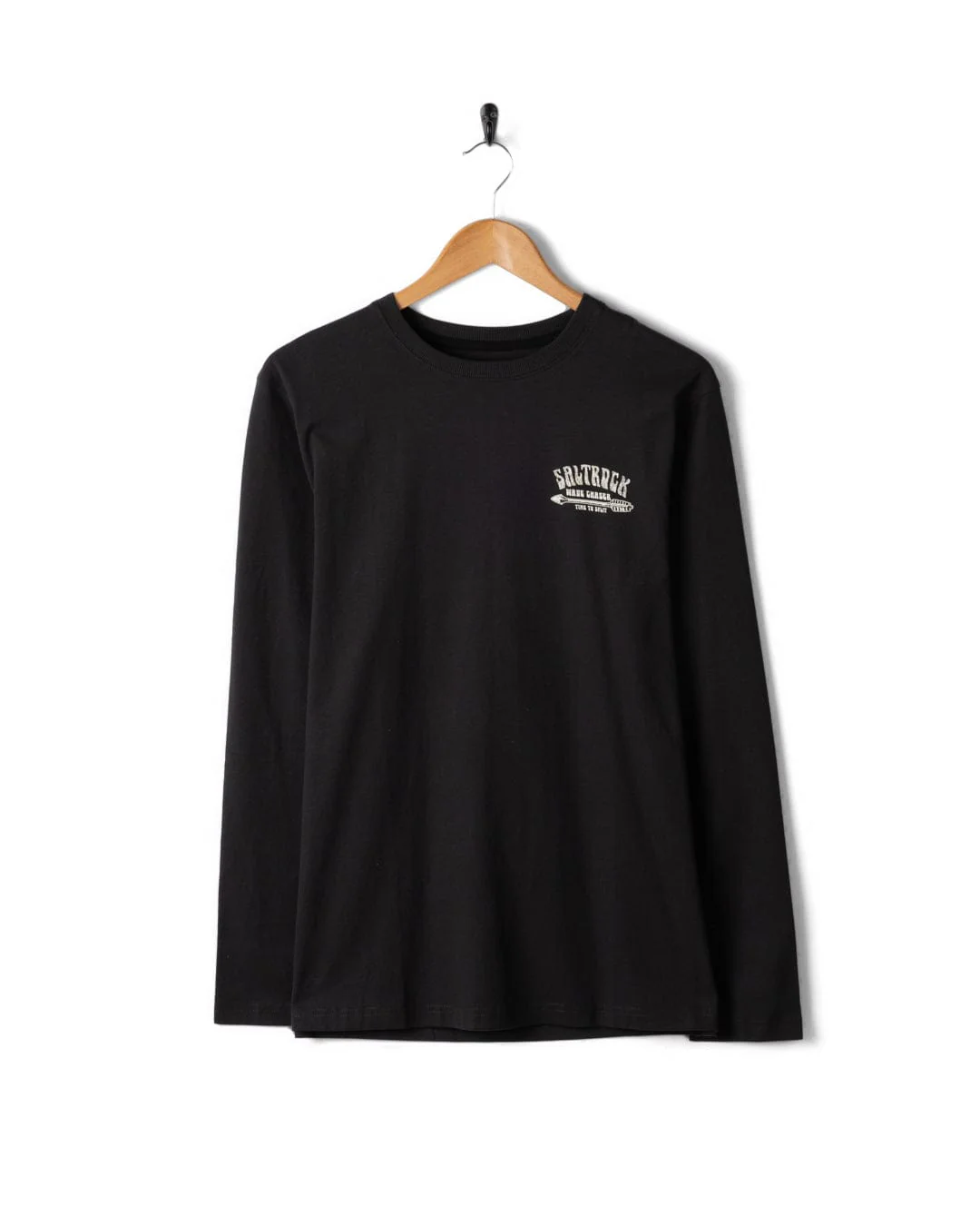 Split - Mens Long Sleeve T-Shirt - Dark Grey - Image 4
