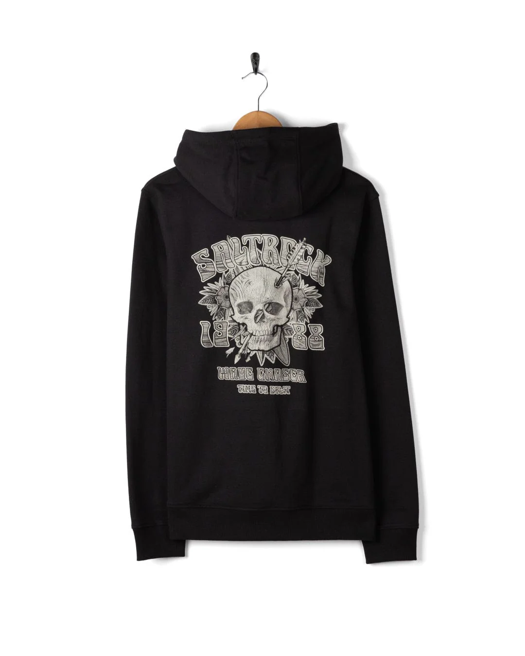 Split - Mens Pop Hoodie - Black - Image 4