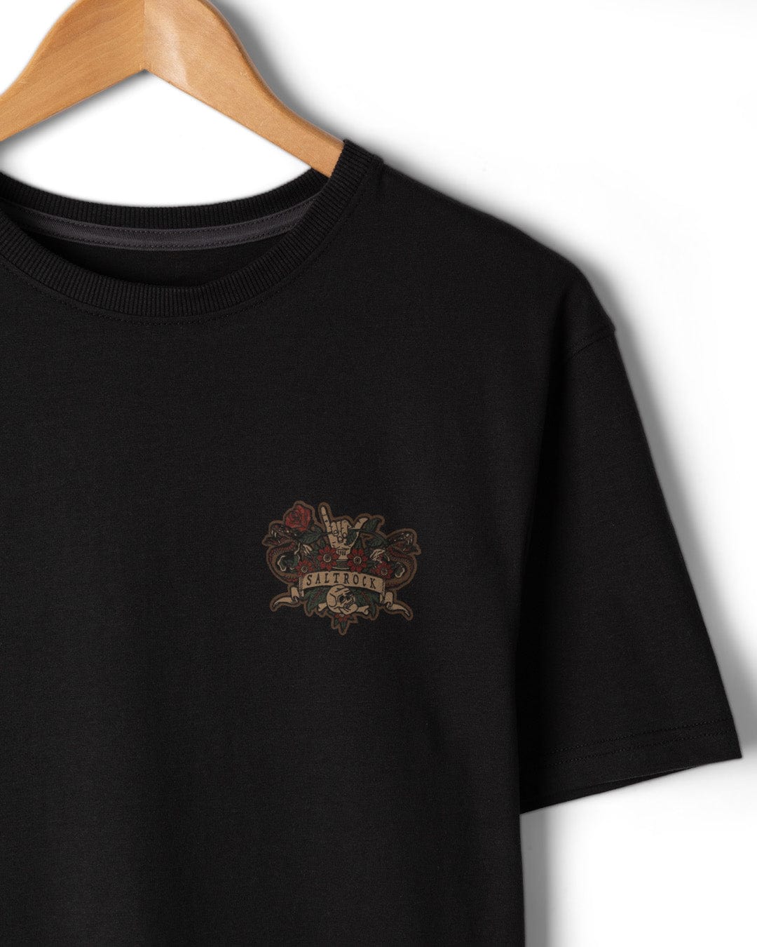 Stag Tattoo - Mens Short Sleeve T-Shirt - Black - Image 10