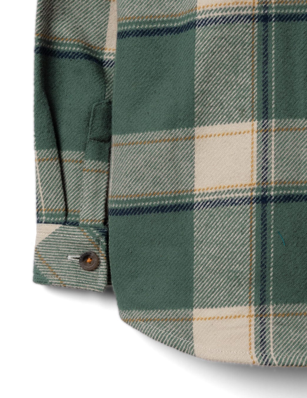 Strait - Kids Long Sleeve Flannel Shirt - Dark Green - Image 5