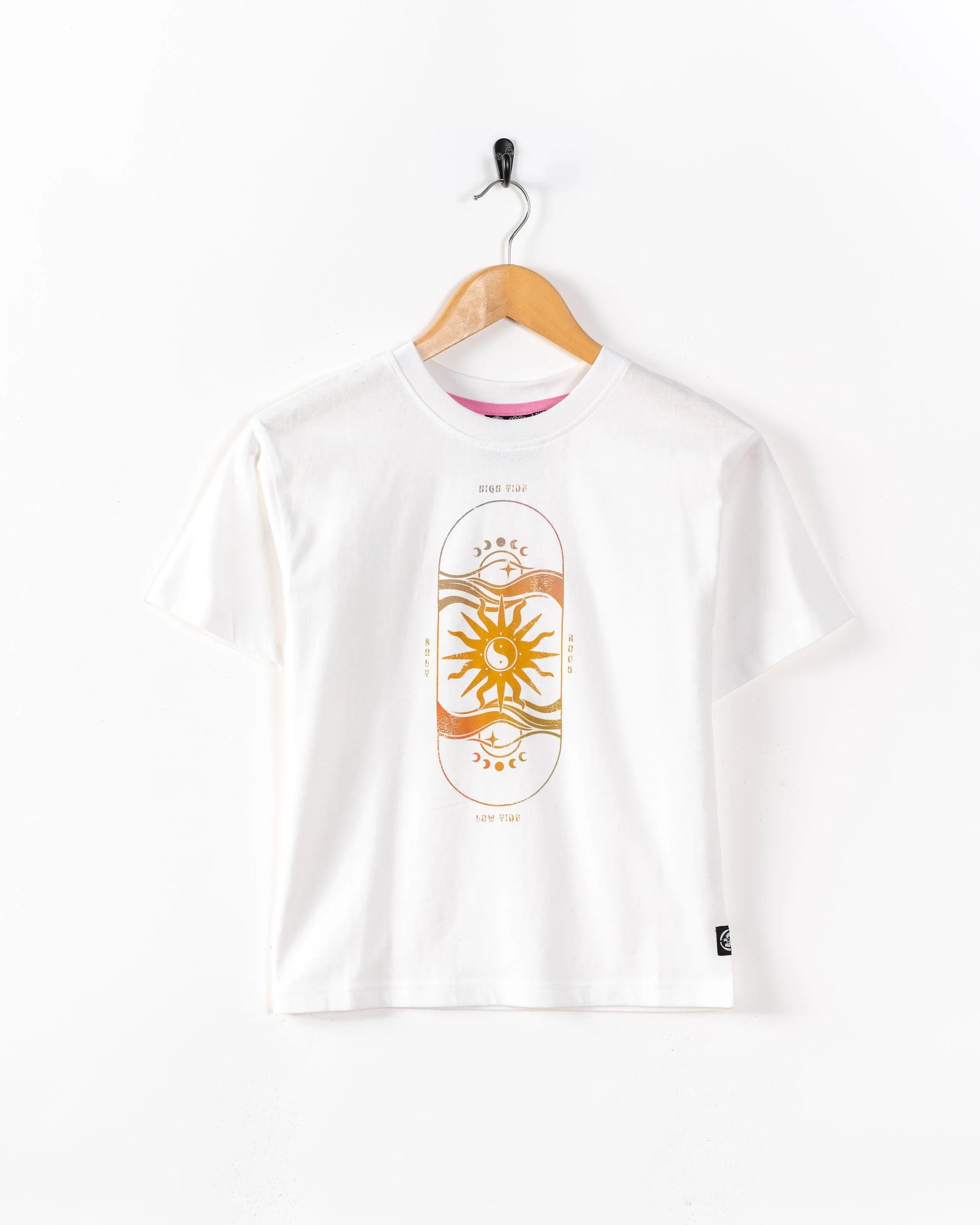 Summer Solstice - Kids Oversized Short Sleeve T-Shirt - White - Image 2