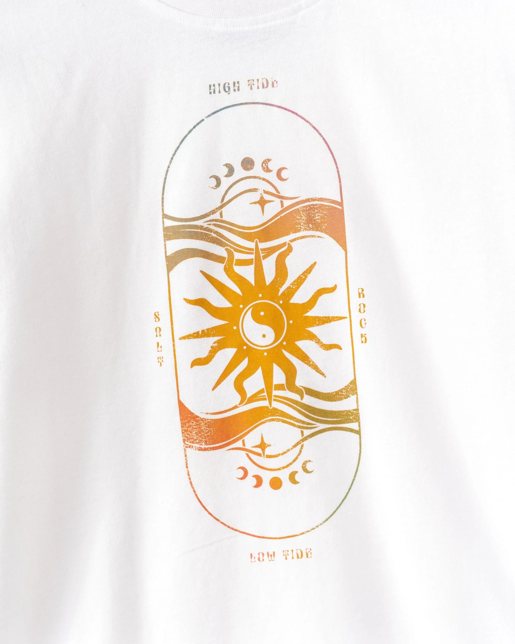 Summer Solstice - Kids Oversized Short Sleeve T-Shirt - White - Image 4