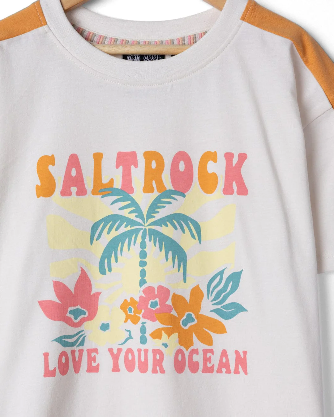 Sun Daze - Kids Short Sleeve T-Shirt - Cream - Image 2