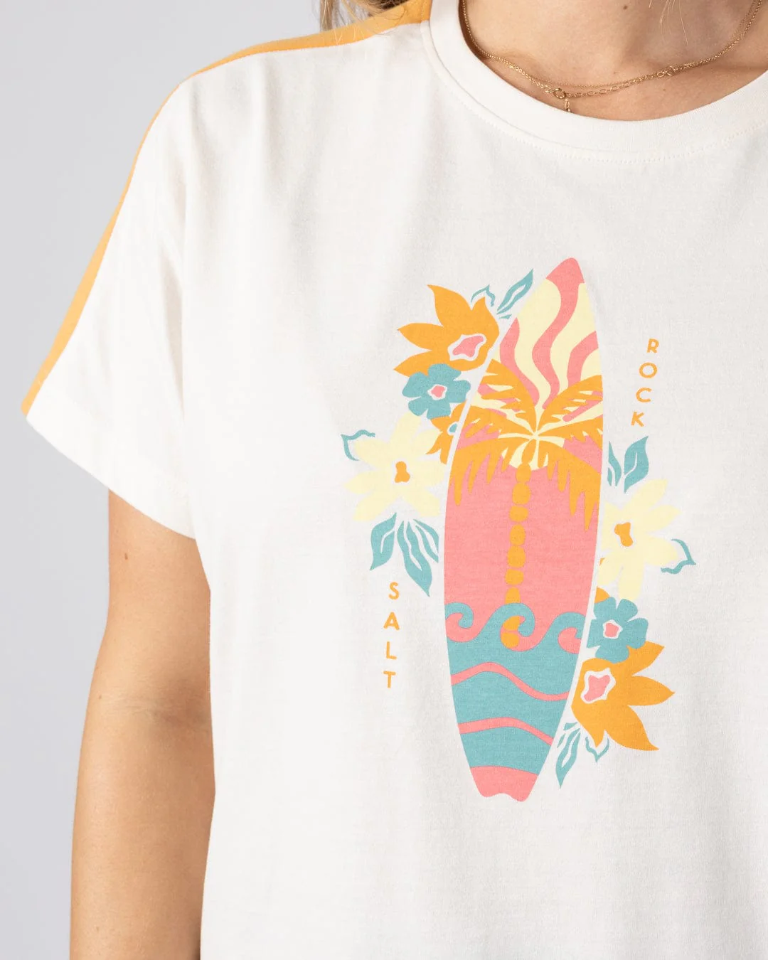 Sun Surfer - Short Sleeve T-Shirt - Cream - Image 5