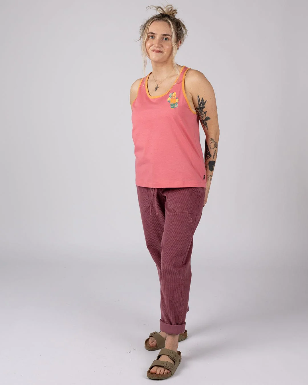 Sun Surfer - Womens Vest - Bright Pink - Image 5